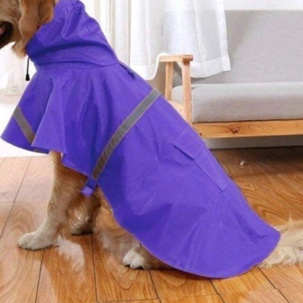 Dog Raincoat Blue Dog Raincoat size Large